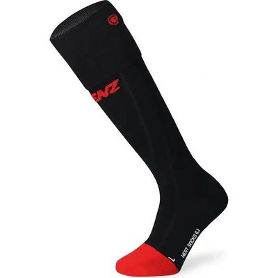 Lenz Vyhrievané ponožky Heat socks 6.1 Toe Cap Merino Compression čierna