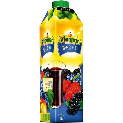 Pfanner B+C+E lesní plody 30% 1 l