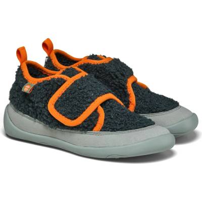 Affenzahn Детски пантофи Affenzahn Kid's Hausschuh Vegan Fleecy Slippers - Bunny / Petrol - размер 23 (EU) (702-4540-0213)