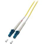 Conneu LC-LC симплексна пач корда, сингълмод OS2, 3 мм. , жълта, Conneu (3.0 м) (CNFJ-LCLCOS2SYE3mm-3)