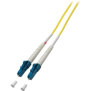 Conneu LC-LC симплексна пач корда, сингълмод OS2, 3 мм. , жълта, Conneu (3.0 м) (CNFJ-LCLCOS2SYE3mm-3)