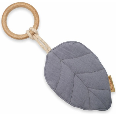 New Baby detské hryzátko Leaf grey