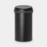 Brabantia 60 л минерално лунна светлина черно кош за смет Brabantia от серия Touch Bin (1003227)