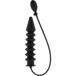 Hidden Desire Inflatable Ribbed Plug Expert Black