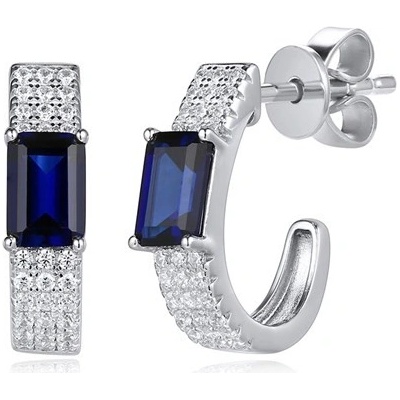 Silverino náušnice se zirkony 8508 SE08508CZBSW-1