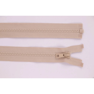 de-park Zip YKK - 95cm - dělitelný - bílá káva - 710