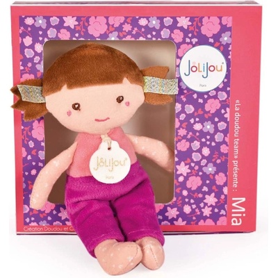 Doudou Julijou Mia 16 cm fuchsia