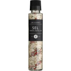Lie Gourmet Сол с розмарин, червен пипер и чили 230 г, с мелничка, Lie Gourmet (LIE118)