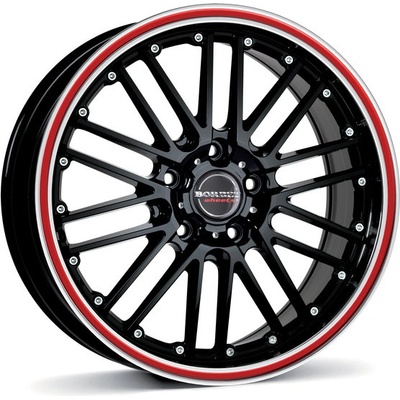 Borbet CW2 8,5x18 5x114,3 ET40 black red line