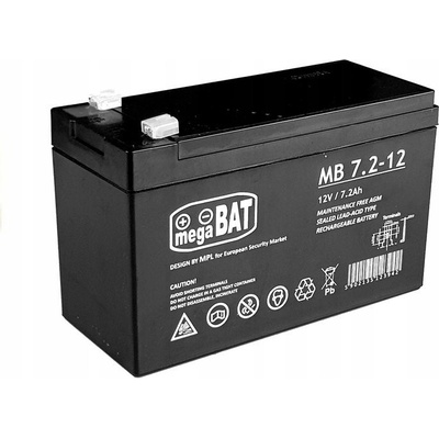LeanToys AGM gelová baterie pro auto na 12V7.2 baterie