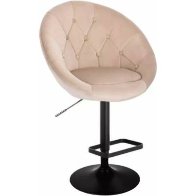 LuxuryForm Design Vera Velur na čiernom tanieri latte