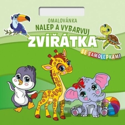 Baloušek nalepuj a vybarvuj zvířátka
