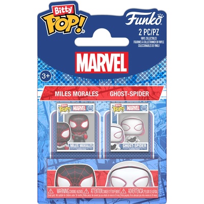 Funko Комплект мини фигури Funko Bitty POP! Marvel: Spider-Man - Miles Morales & Ghost Spider (105162)