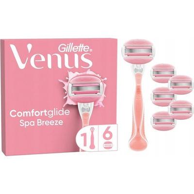 Gillette Venus Comfortglide Spa Breeze + 6 ks hlavic