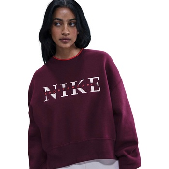 Nike Блуза w nsw phnx flc crew gls