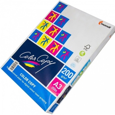 Mondi Картон Mondi Color Copy, А3, 200g/m2, 250л. , бял (OK1744)