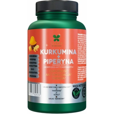 Lanco Nutritions Kurkumín + piperín 60 kapsúl