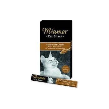 Miamor Cat Confect Leberwurst Cream krém z pečienky 6 x 15 g