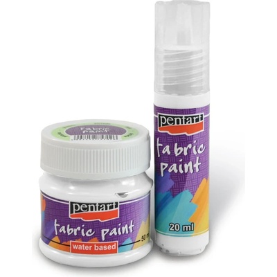 Farba na textil PENTART 20 ml biela