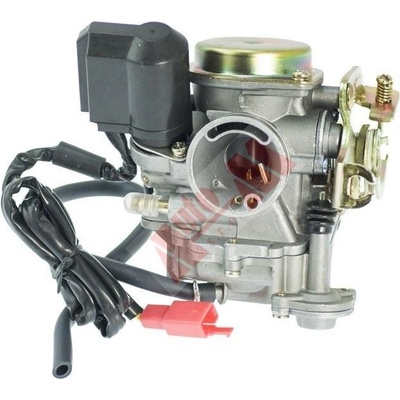 karburátor 50 ccm 4T - difuzor průměr 19 mm, šoupátko průměr 18 mm, kovové víko skútry s 4T GY6,139QMA/139QMB – Hledejceny.cz