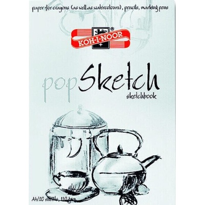 KOH-I-NOOR Pop Sketchbook Скицник 20 A4 110 g (9920001001SF)