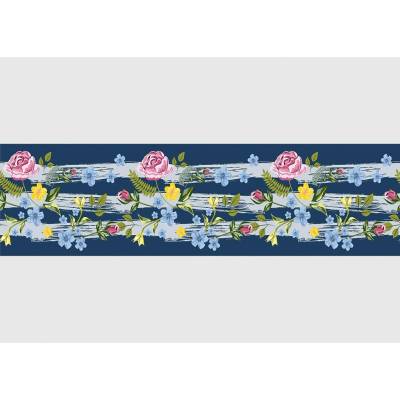 AG Design WB-8237 samolepící bordura Květiny, rozměry 0,14 x 5 m