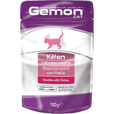 Gemon Cat HP Kitten kuřecí 100 g