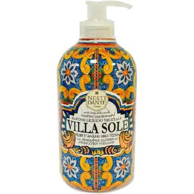 Nesti Dante Villa Sole Fiori D´Ananas Dell´Etna tekuté mýdlo 500 ml