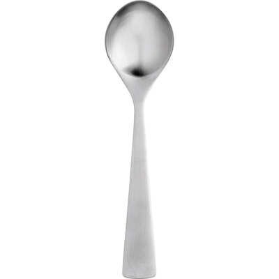 Stelton Лъжица за маса MAYA 18 см, комплект от 6 бр. , сребърен, неръждаема стомана, Stelton (SN13102)