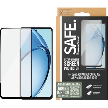 Panzer Стъклен протектор Safe за Oppo A60 4G/ A60 5G/A3 4G/ A3 Pro 5G/A80 5G/A40 4G UWF