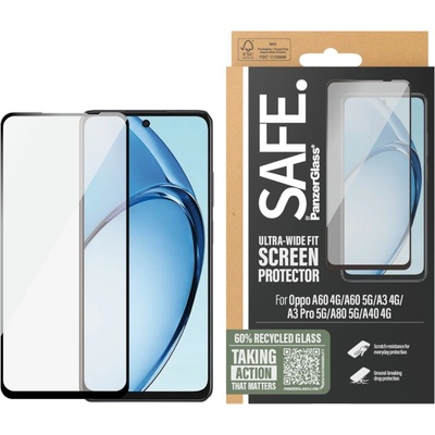 Panzer Стъклен протектор Safe за Oppo A60 4G/ A60 5G/A3 4G/ A3 Pro 5G/A80 5G/A40 4G UWF