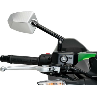 Zpětné zrcátko PUIG GT.1 020ND černá / eloxovaný hliník pravý