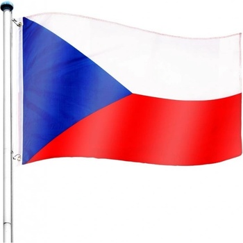 Tuin 60942 Vlajkový stožár vč. vlajky Česká republika 6,50 m