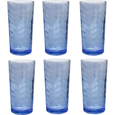 Стъклени чаши Торос 265мл. , сини 6 бр. в компект В109b