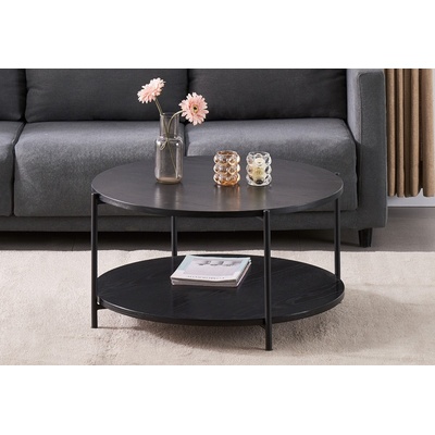 ЕВРОМАР Кръгла холна маса keli черно