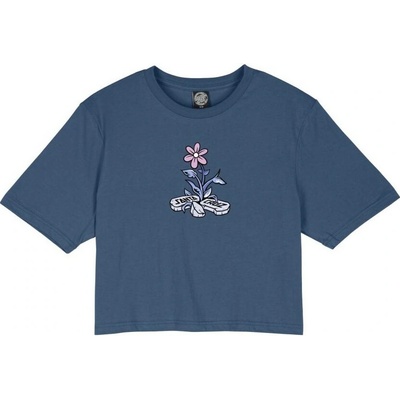 SANTA CRUZ tričko Flourish T Shirt Heritage Blue HERITAGE BLUE