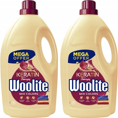 Woolite Color With Keratin gel 2 × 4,5 l 150 PD