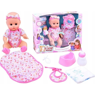 Joko Interaktívna bábika pije ciká hovorí plače smeje sa + pampers + cumlík + nočník