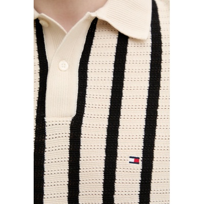 Tommy Hilfiger тениска с яка мъжка от памук (MW0MW42770)
