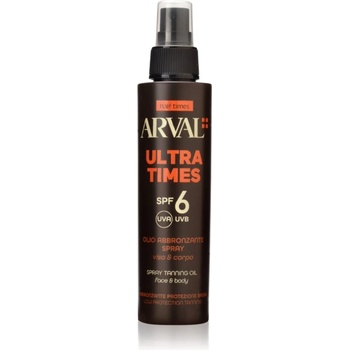 Arval Half Times Ultra Times SPF 6 слънцезащитно олио за лице и тяло 125ml