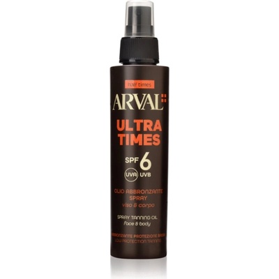 Arval Half Times Ultra Times SPF 6 слънцезащитно олио за лице и тяло 125ml