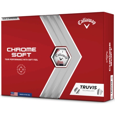 Callaway Limited Edition Chrome Soft Truvis Team USA Golf Balls