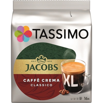 Tassimo Sada 4 kapslí Jacobs Caffe Crema Classico XL 16 ks – Zbozi.Blesk.cz