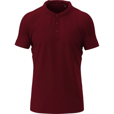 Stedman Polo Clive strečová krátký rukáv COT05964006601-bordeaux