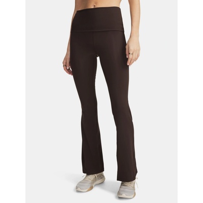 Under Armour Dámske športové nohavice Meridian Rib Foldover Flare-BRN Hnedá
