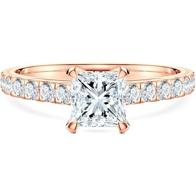 Savicki Zásnubný prsteň Share Your Love ružové zlato laboratórne diamanty SYL P PR 50 LAB R