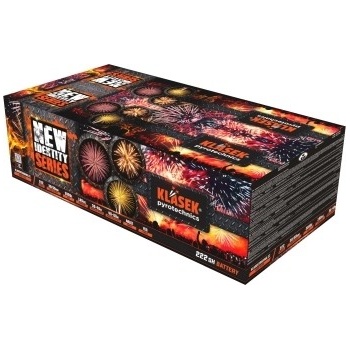 Kompaktné ohňostroje Nová identita 222 ran 30 a 50 mm