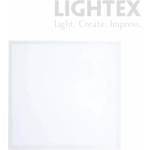 Lightex Led ПАНЕЛ 40w 59.5x59.5cm 3cct 4800lm БЯЛ lightex rio (3801064003788)