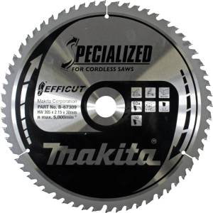Makita нож за дърво Efficut 305x2.15x30 мм 60 зъба B-67309 (B-67309)