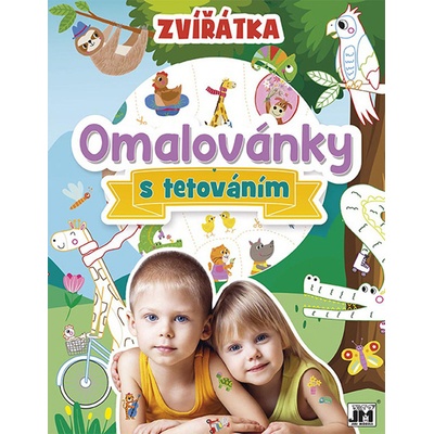 Zvířátka Omalovánky s tetováním